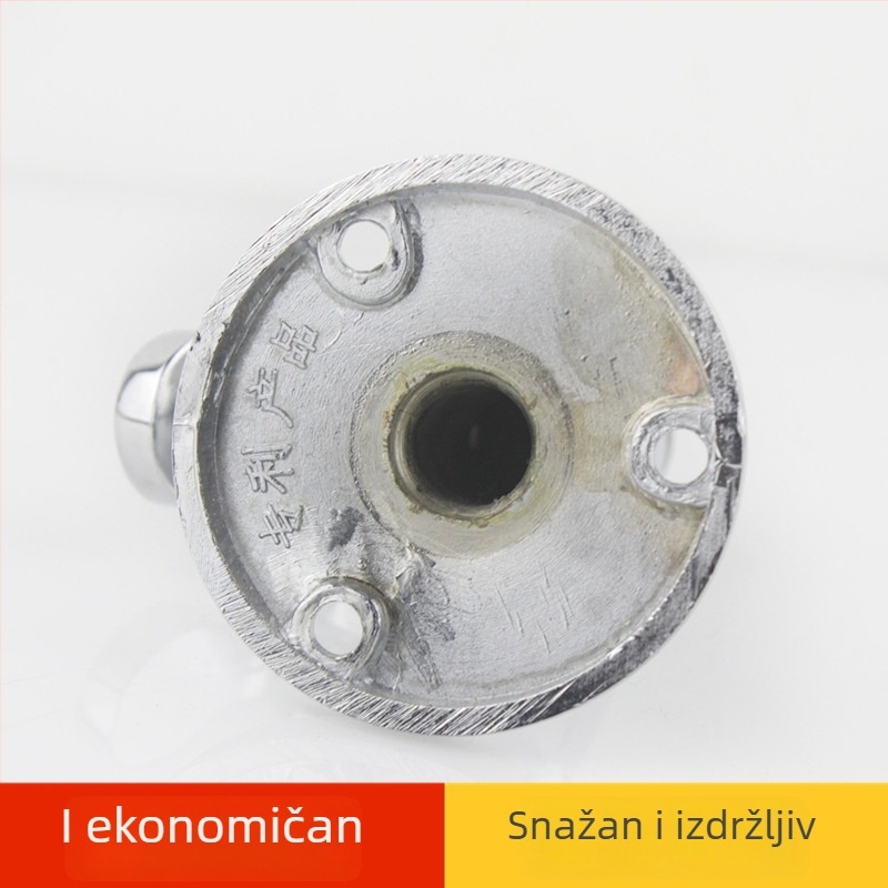 Vratni stopper za brod od magnezijevog legura, otporan na vjetar, s prianjivanjem na zid i kukom, duljina 7 cm