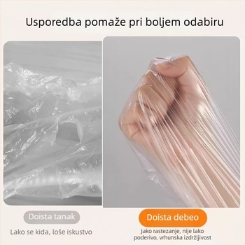 Pokrov za namještaj s gumom na rubu, potpuno pokrivanje za veliki krevet i kauč, jednokratni zaštitni pokrov od prašine.