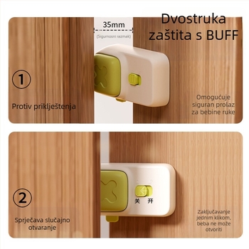 Dječji silikonski zaštitnik vrata – dvostruka sigurnost protiv zapinjanja prstiju