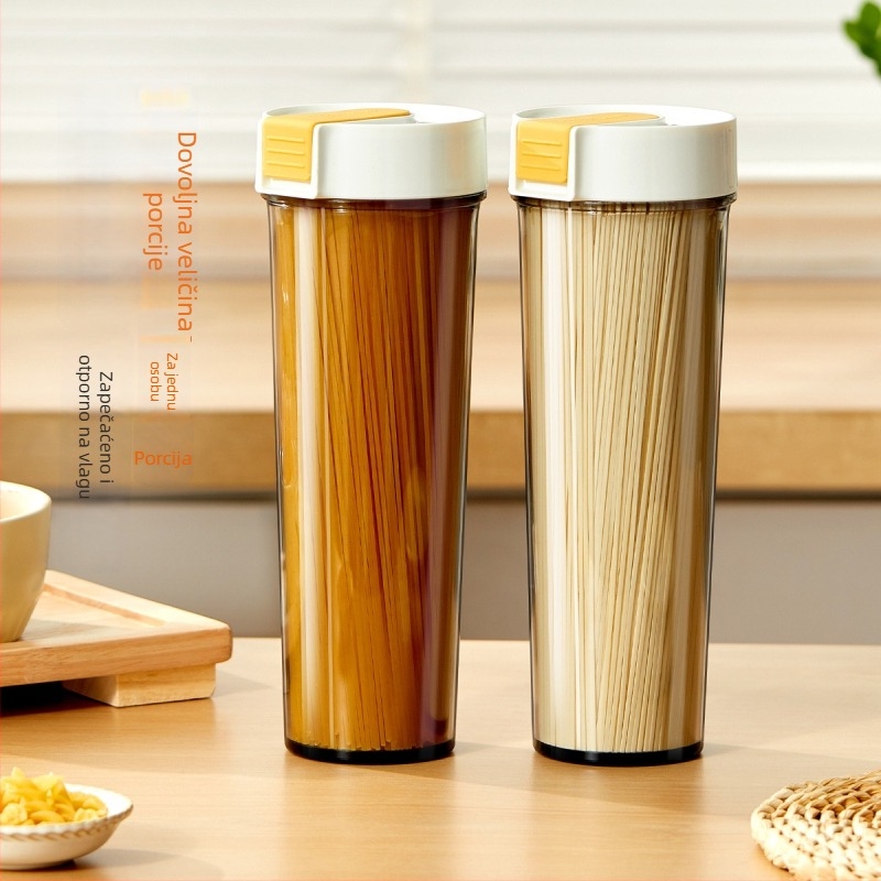 Kutija za pohranu tjestenine, zatvoreni spremnik za tjesteninu, 800–1000 ml, za suhe namirnice, čaj i žitarice