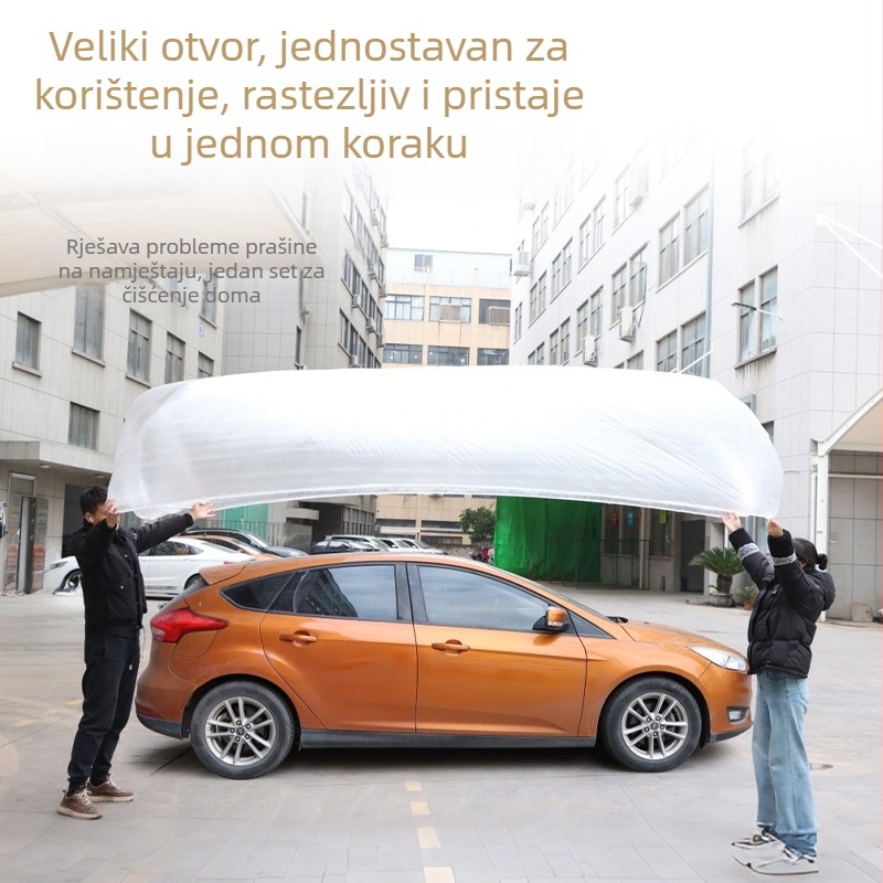 Nova jednokratna navlaka za krevet s vrpcom, zaštitna navlaka od prašine za namještaj, navlaka za krevet, kauč i stol