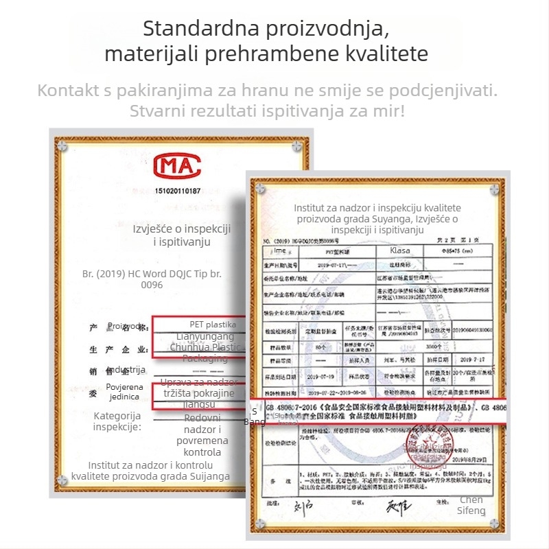 Prozirne PET plastične posude za hranu, za kekse, čaj s cvjetnim okusom i orašaste plodove, zatvorene posude za hranu, novogodišnja ambalaža, kapacitet 900 ml