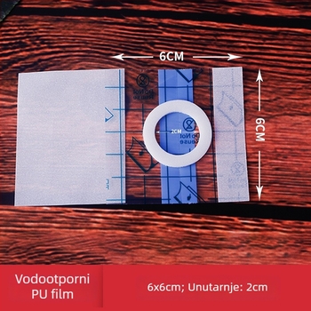 Flaster za pupak od netkanog materijala za akupunkturne točke, prazna podloga, veličine 5×5 cm, 6×6 cm, 7×7 cm