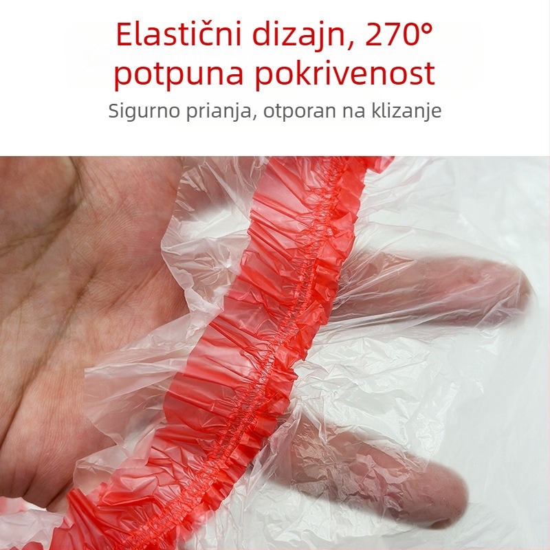Jednokratna zaštitna navlaka za namještaj od PE filma, prozirna, otporna na prašinu i vlagu, za kauče i ostali namještaj