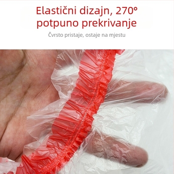 Jednokratno zaštitno pokrivalo za namještaj s vezicama, zaštita od prašine i vlage, potpuno prekrivanje, prozirna plastična folija
