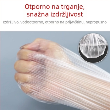 Jednokratno zaštitno pokrivalo za namještaj s vezicama, zaštita od prašine i vlage, potpuno prekrivanje, prozirna plastična folija