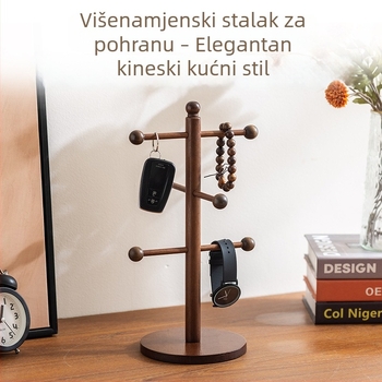 Drveni organizator za odvodnju, ključeve i nakit – za stolnu ploču, kuhinju i blagovaonu