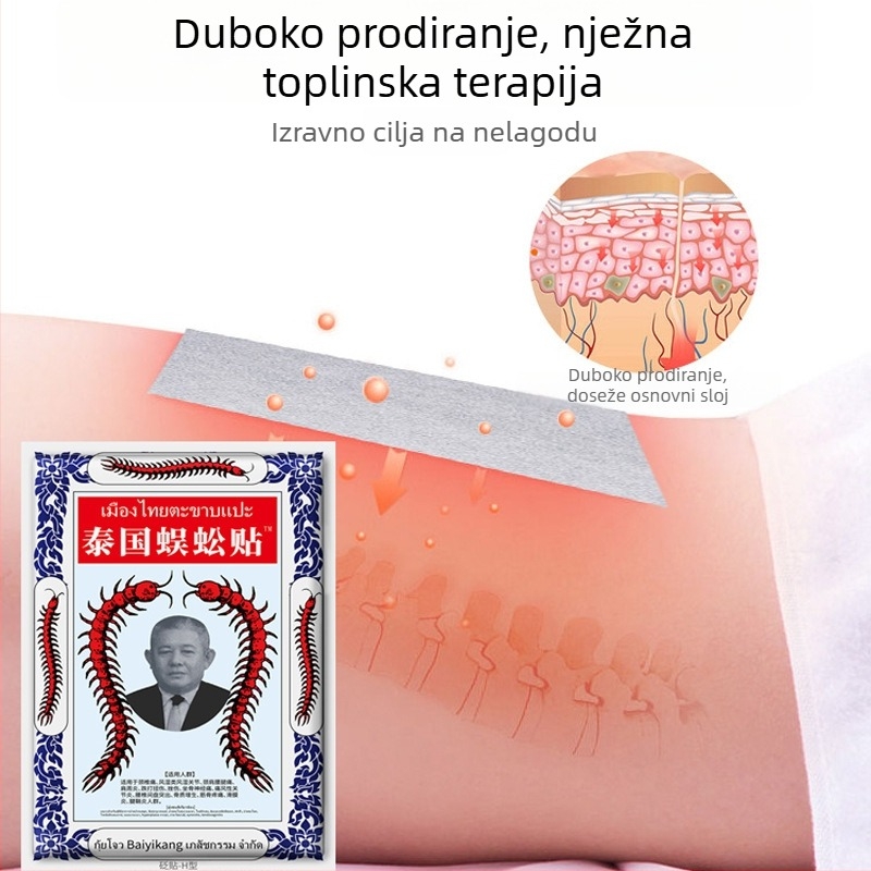 Samootopljavajuće medicinske flastere za vrat, ramena, struk i noge – 10 flastera u pakiranju