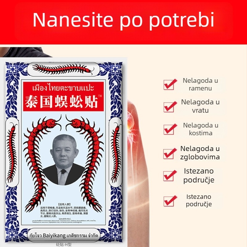 Samootopljavajuće medicinske flastere za vrat, ramena, struk i noge – 10 flastera u pakiranju