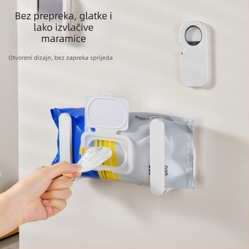 Magnetski organizator hladnjaka u japanskom stilu, izvlačni držač folije, kutija za mokre maramice u kuhinji, zidni spremnik za pohranu