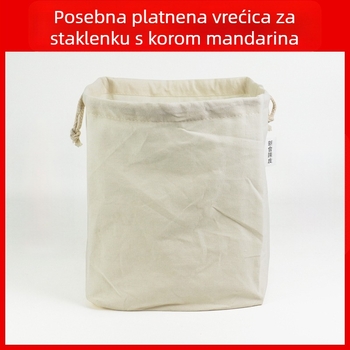 Kutija za skladištenje korice mandarine s pamukastim dnom i otporom na vlagu, velikog promjera, metalna posuda za dar