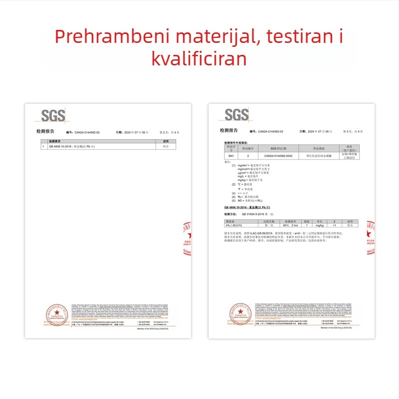 Kutija za skladištenje korice mandarine s pamukastim dnom i otporom na vlagu, velikog promjera, metalna posuda za dar
