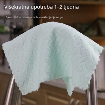 Kuhinjska krpa od poliestera, mokro-suha uporaba, prugasta, otporna na masnoću