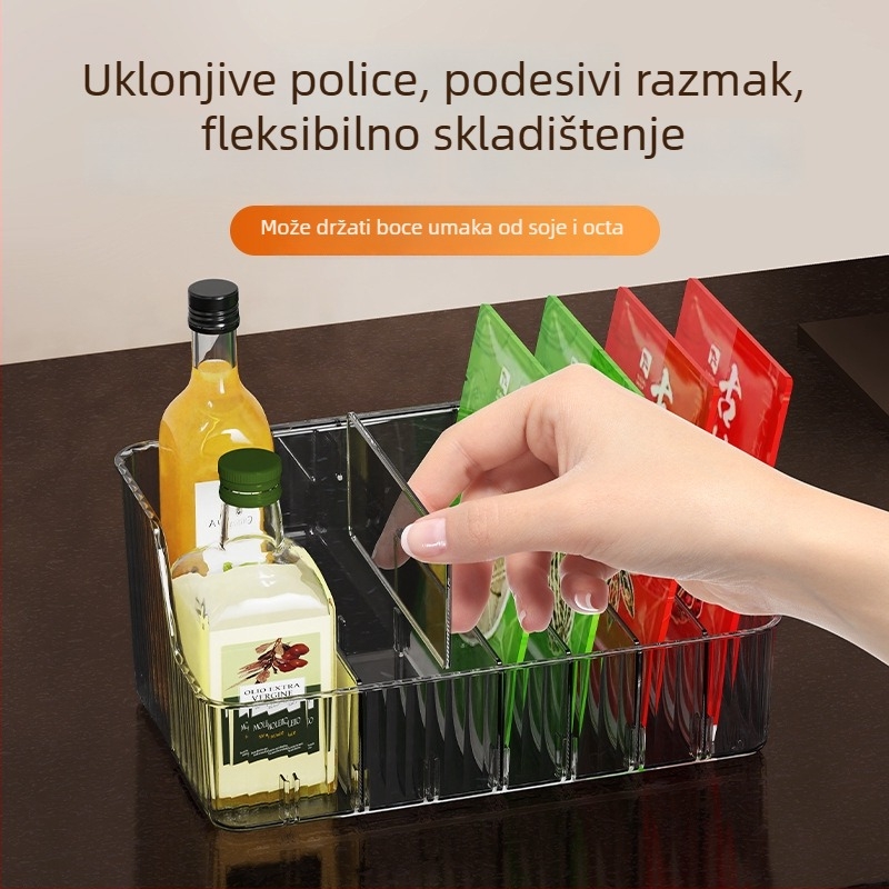 Bez bušenja: viseća košarica za češnjak i đumbir, na vratima kuhinjskog ormarića, lako za čišćenje