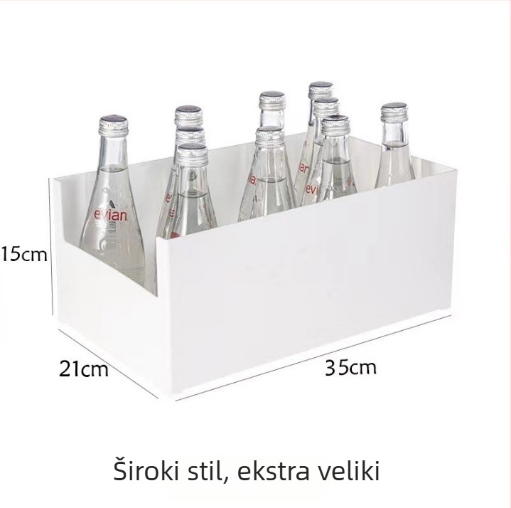 Japanski stil kutija za kuhinjski ormarić — plastični organizator od 2L za kozmetiku, maske i začine