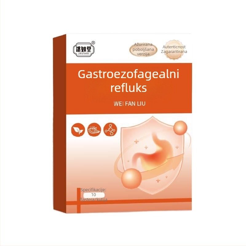Plaster za gastrorefluks s akupunkturnim točkama za ublažavanje nelagode u želucu