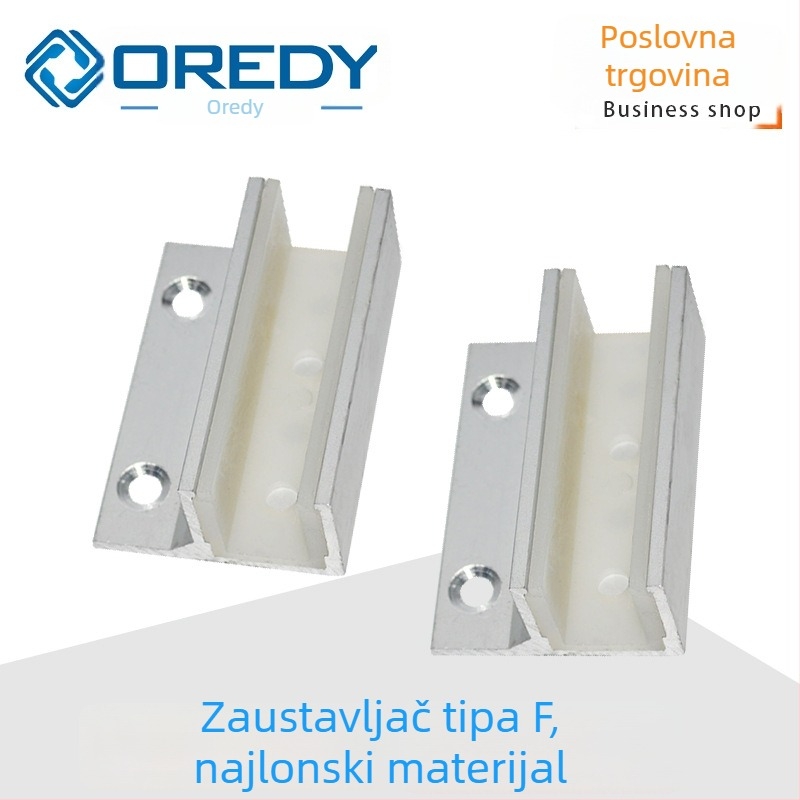 Orui automatski mehanizam vrata, 12 mm pendularni zaustavljač, nylon zaustavljač, lokator za staklena električna vrata, prekidač tipa F