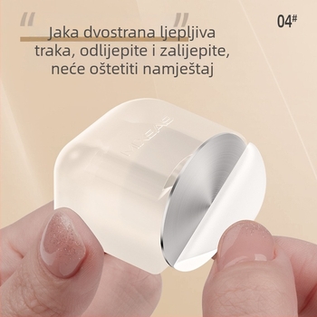 Magnetski držač vrata bez bušenja, novi model, snažno pričvršćivanje za staklena vrata i kupaonice