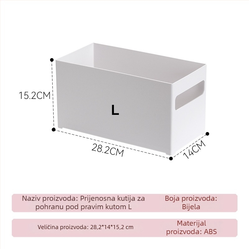 Stolni organizator u japanskom stilu, ABS plastika, devet pretinaca, s mogućnošću slaganja, za kozmetiku i kuhinjske potrepštine