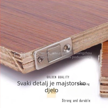 Tanak pravokutni magnetski zatvarač za klizna vrata - bez bušenja, skriveni magnetski zatvarač za drvena i staklena vrata, vrata garderobe i ormarića