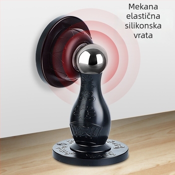 Silikonski stopper vrata za kupaonicu, bez bušenja, protiv sudara, zidna montaža