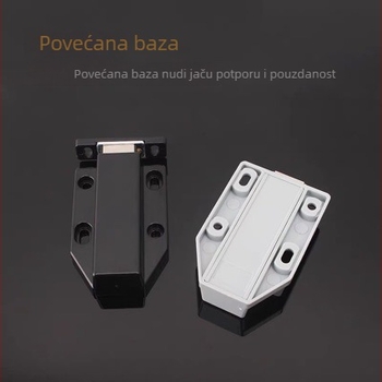 Skriveni magnetski mehanizam za vrata ormarića, otvaranje pritiskom, velikog formata