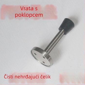 Nerđajući čelični gornji stopper za staklena kupaonska vrata, gumeni ublaživač, poboljšana verzija