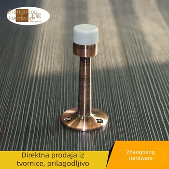 ZN7008 Gornji dio vrata s gumastim ublaživačem, cinkova legura, za unutarnje drvene vrata (spavaća soba)