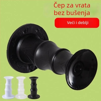 Bambusni silikon za vrata s usisnom čašom, bez bušenja, zaštita od udara, za kupaonicu