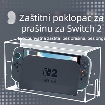 Akrilni zaštitnik od prašine za Switch 2/Lite — integrirana zaštitna futrola s mogućnošću ispisa logotipa