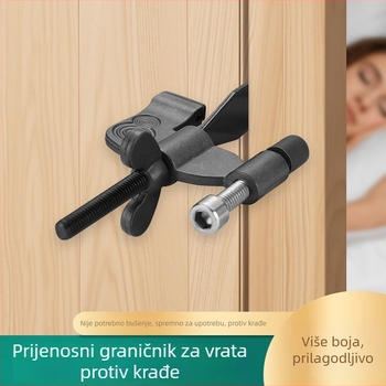 Leptir vrata stopper s zaštitom od krađe, za dom i hotel, ugrađena instalacija