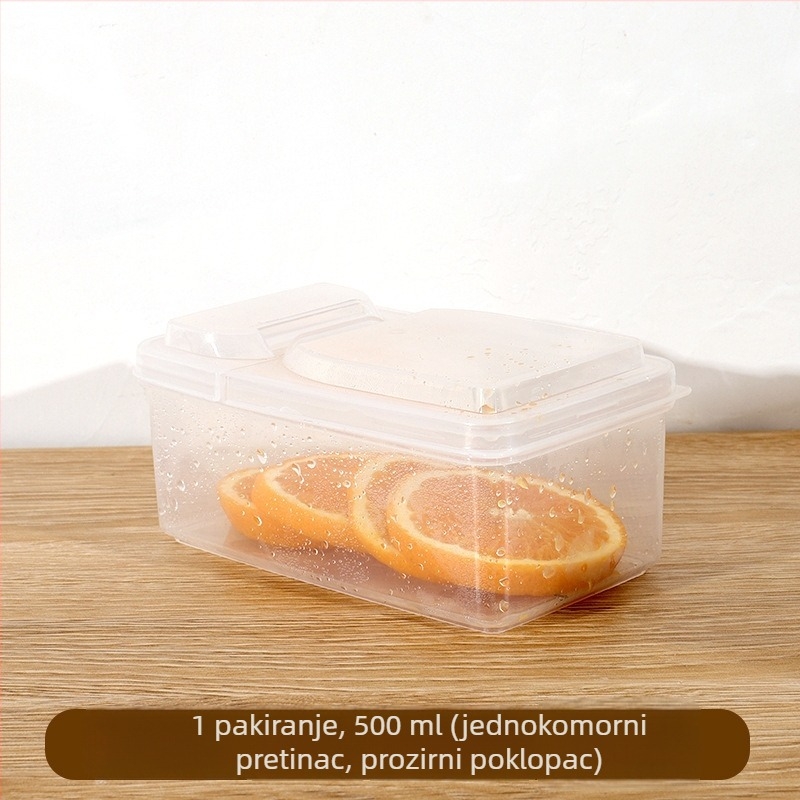 Plastična kutija za začine s odjeljcima za Sichuan papar, anis i sušene čili papričice – kuhinjski organizator začina
