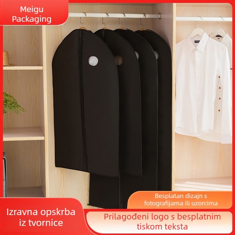 Vrećica za prašinu za odijelo s prilagođenim logom, izrađena od najlona i netkanog materijala