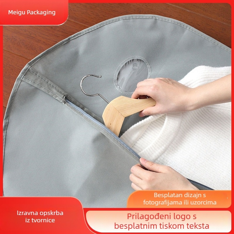 Vrećica za prašinu za odijelo s prilagođenim logom, izrađena od najlona i netkanog materijala