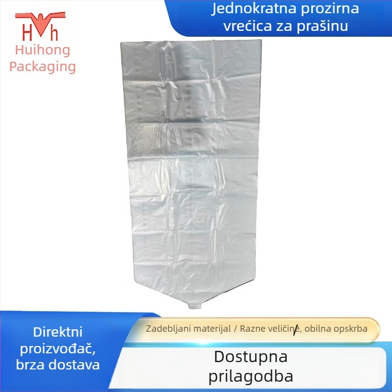 Jednokratni zaštitni omotač za odijela, plastična vrećica za odjeću, otporna na vlagu