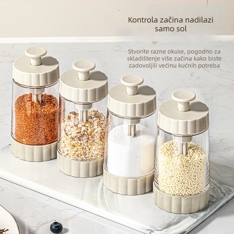 Mjerni solnička i posuda za začine za kuhinju