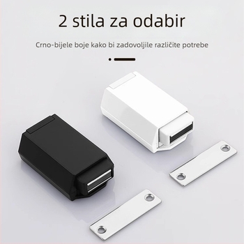Teška magnetska ručica za vrata ormara i prostora — skriveni mehanizam otvaranja magnetom