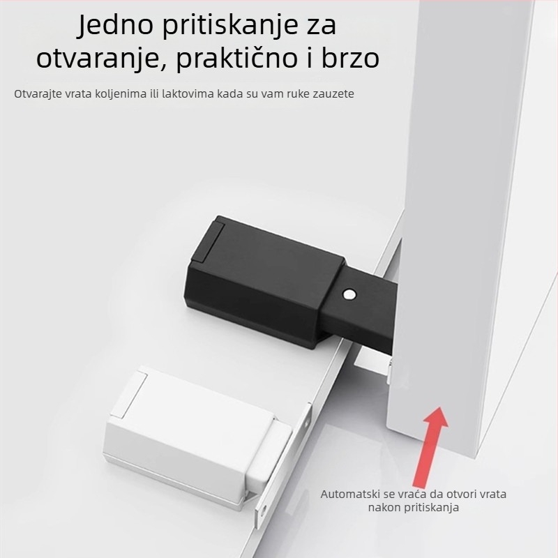 Teška magnetska ručica za vrata ormara i prostora — skriveni mehanizam otvaranja magnetom