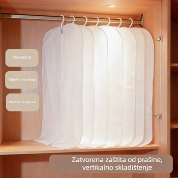 Zaštitni omotač za odjeću i torba za garderobu — otporna na vlagu i prašinu, minimalistički organizator garderobe