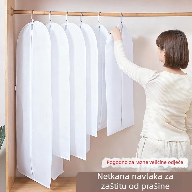 Zaštitni omotač za odjeću i torba za garderobu — otporna na vlagu i prašinu, minimalistički organizator garderobe