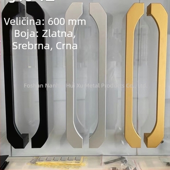 Aluminijska kvaka za klizna vrata od legure aluminija, teška i velika za balkonska vrata
