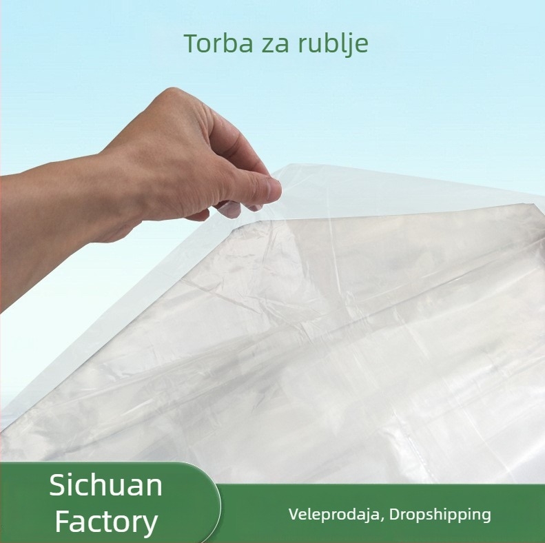 Prozirna jednokratna vrećica za odjeću – zaštitna prozirna navlaka za kapute i odijela, otporna na vlagu za kemijsko čišćenje