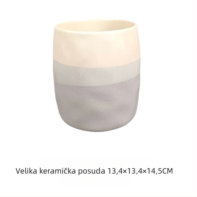 Keramički kružni spremnik za pohranu kuhinjskih alata, mikrovalno siguran, 1–2 L