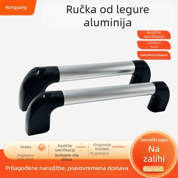 Aluminijska cijevna ručka za ormariće, garderobne ormare, vrata, ladice i kutije s alatima