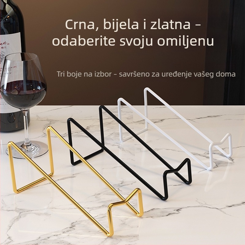 Ukrasni stalak za vino od umjetničkog željeza za dnevni boravak, u stilu novog kineskog, luksuzna unutarnja dekoracija