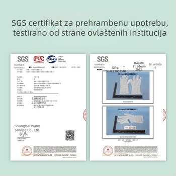 Jednokratne nitrilne rukavice za pranje posuđa i kućno čišćenje, kuhinjska upotreba, izdržljive, prehrambene kvalitete, vodootporne, bez lateksa, tanke