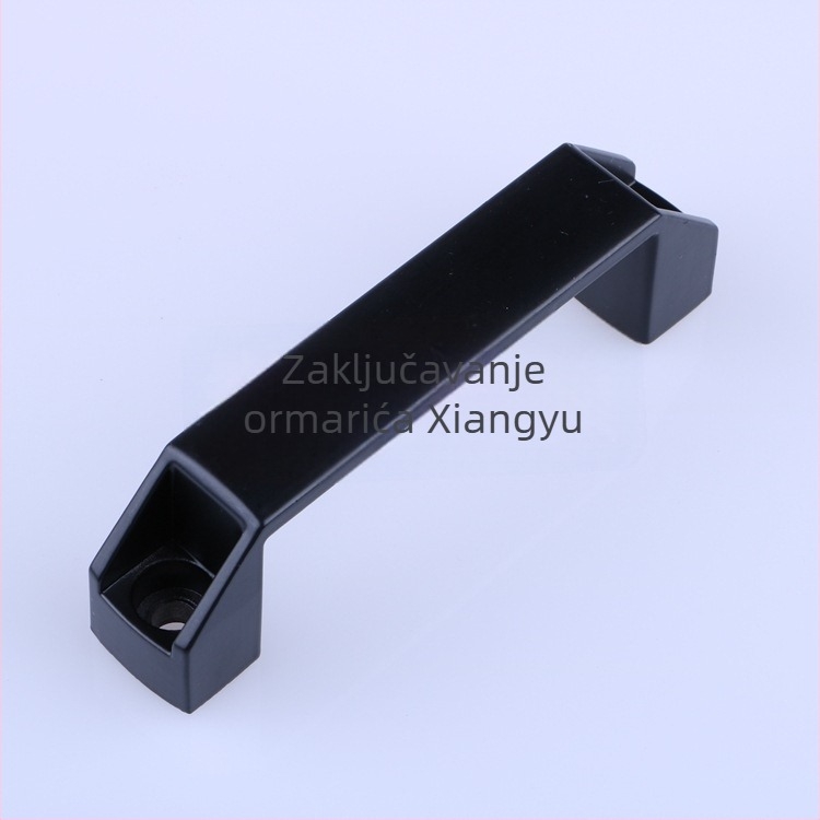 Rui Yu LS522 središnja ručka ormarića, aluminijska legura, model PL006, crna završna obrada