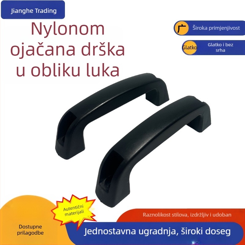 Najlonska ojačana ručka u obliku luka za zavarivačke strojeve i vrata ormarića