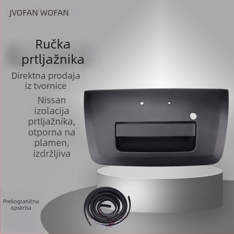 Nissan ručka poklopca prtljažnika, crna plastična auto-detalj, model cp-2648-01