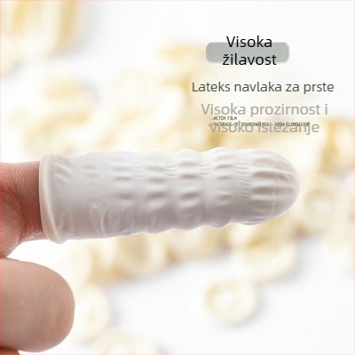 Jednokratne latex navlake za prste, otporne na trošenje, protivklizne, antistatične